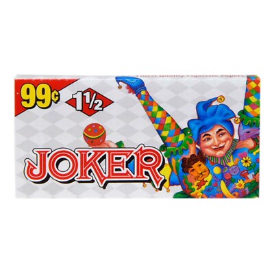 Joker Rolling Paper 1 1/2 Cigarette Papers 1.5 Original Full Box of 24  Booklets | eBay
