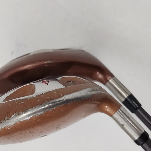 TaylorMade Titanium Driver & 3-Wood Burner Set RH S90 Plus Stiff Bubble RH Fair - Picture 8 of 18
