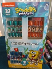SpongeBob SquarePants Fashion Nails 37 Pieces--NEW