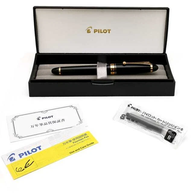 PILOT Fountain pen Custom 743 Black Niv Size Select EF/F/M/B