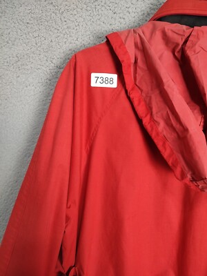 BURBERRY フード付きレッドジャケット 42 BURBERRY フード付き