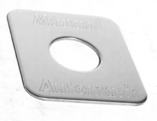 Switch Plate for Freightliner Engine Fan Manual/Automatic Stainless GG#68778