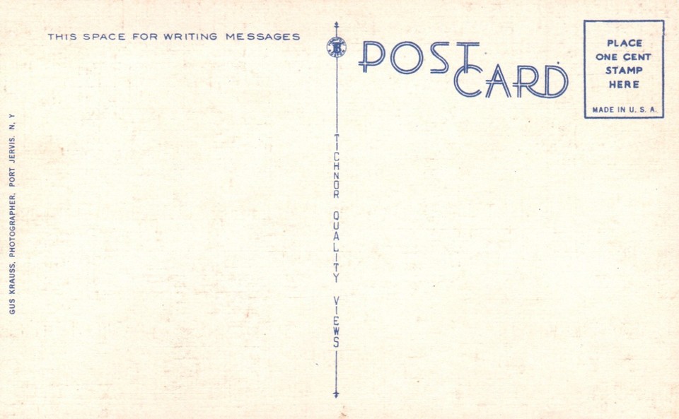 Postcard NJ High Point Park Monument New Jersey Linen Vintage PC J7611