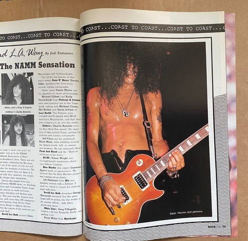 Rock Beat Magazine July 1989 Tesla/Motley Crue/Warrant/Def Leppard/Ratt/Vixen - Picture 19 of 24