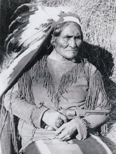 Geronimo Native American Indian Mousepad 7 x 9 Vintage Photo mouse pad art - Picture 1 of 2