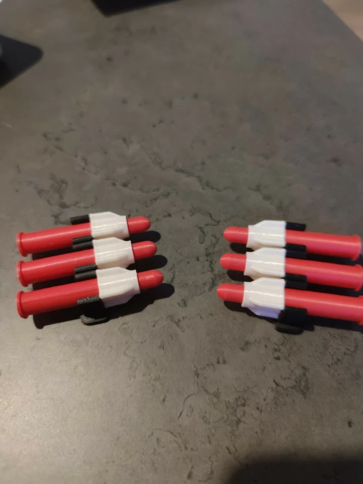 2 Haches 10 Missiles 2 Supports Goldorak Axes Shogun Warrior Grendizer Mattel  - Imagen 3 de 4