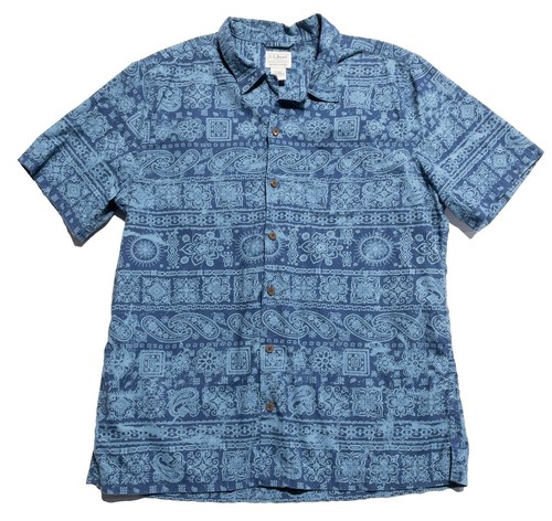 うさ LL Bean Men XXL Cotton Canvas Button Down Shirt Sun Washed L/S
