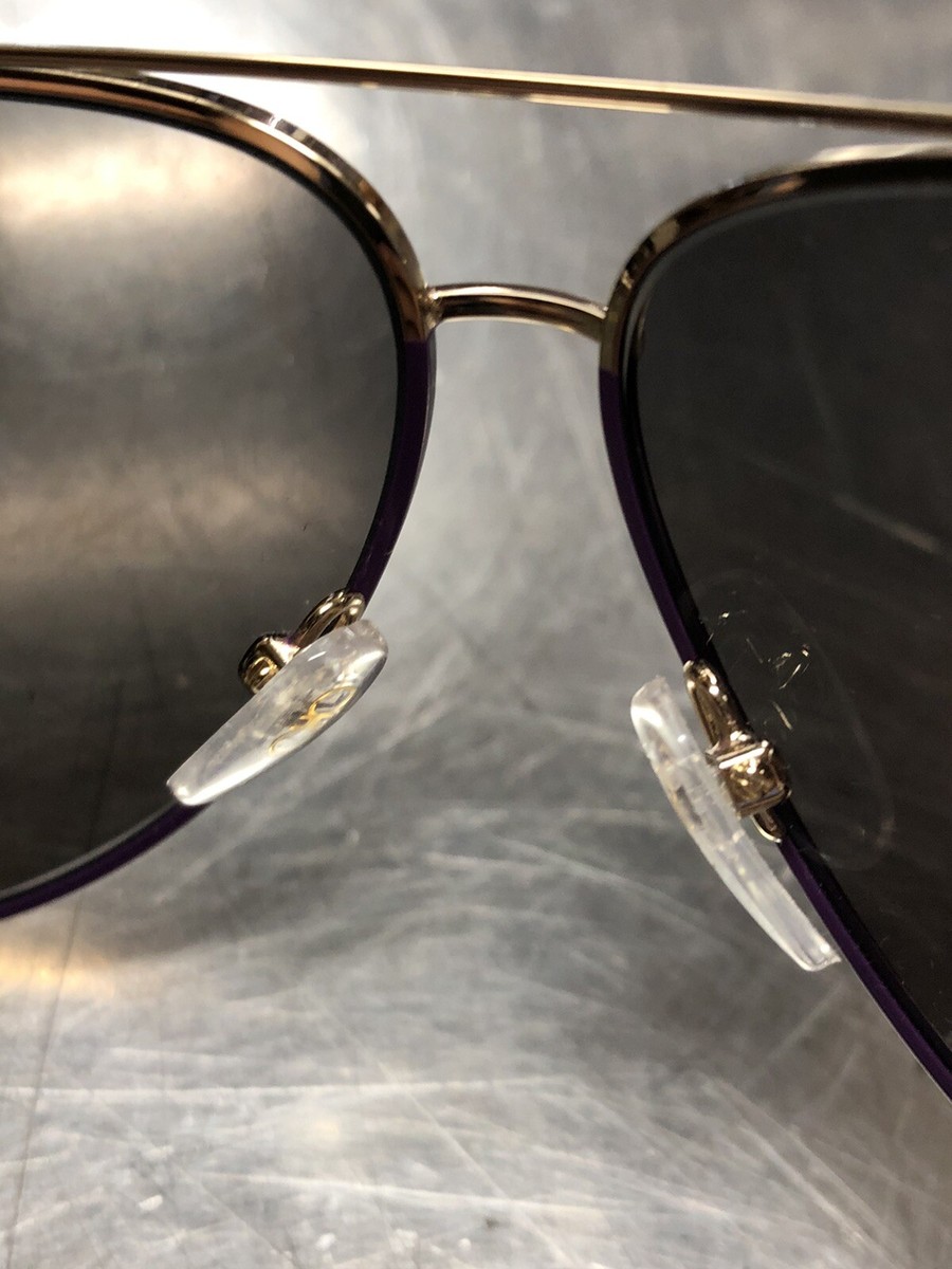 Salvatore Ferragamo Aviator Sunglasses SF131S Gold/Purple | eBay display picture 1