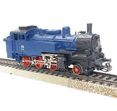 Marklin AC HO 1:87 German DB BR-74 34 STEAM TENDER LOCOMOTIVE Blue