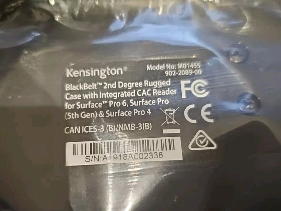 Kensington BlackBelt Rugged Case with Integrated Smart Card Reader [CAC]  - Image 2 of 4