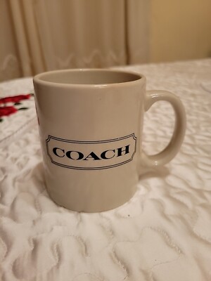 Vintage Coach Logo Mug - Coach Purse Coffee Cup - 11 oz Ceramic Mug | eBay