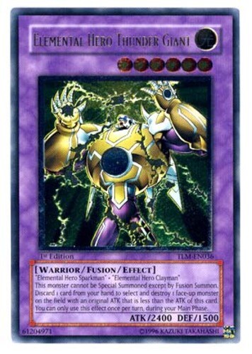 遊戯王 英語版 E・HERO サンダー・ジャイアント TLM-EN036 1st Yugioh Elemental Hero Thunder Giant TLM-EN036 1st Edition Ultimate