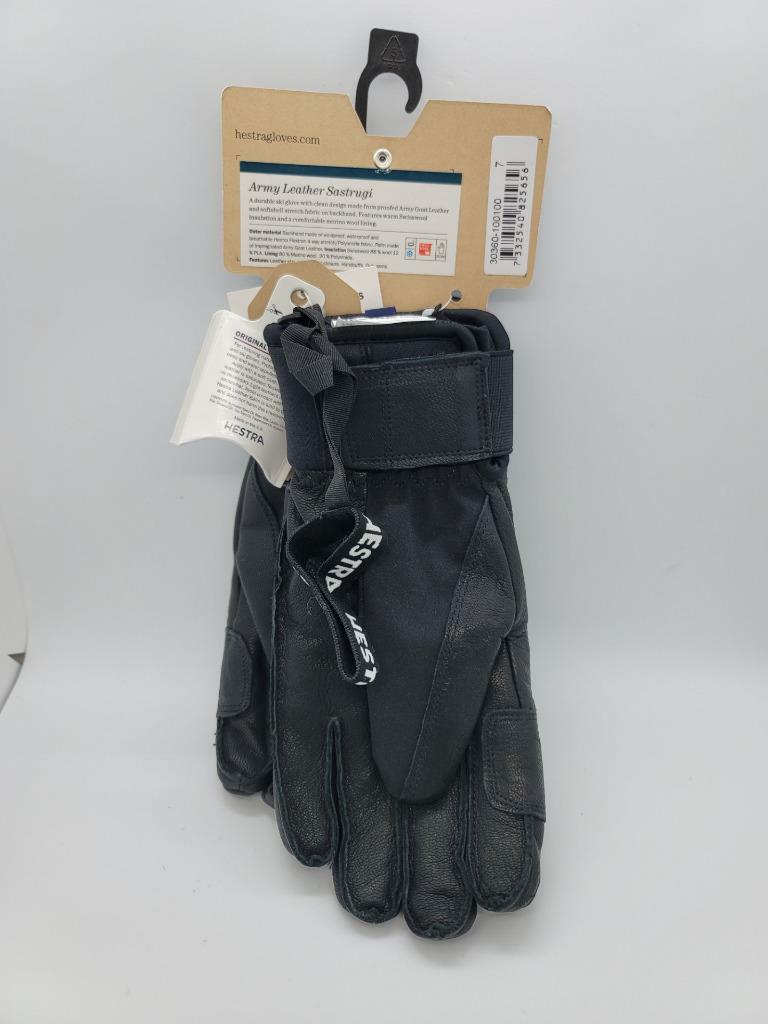 HESTRA　Alpine Pro　Leather 7 Hestra Size 7 Army Leather Patrol Ski Glove 3 Finger Alpine
