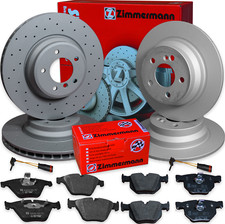 Mercedes E 250 CDI (W212) Bremsscheiben (vorne gelocht) Bremsbelag  Zimmermann