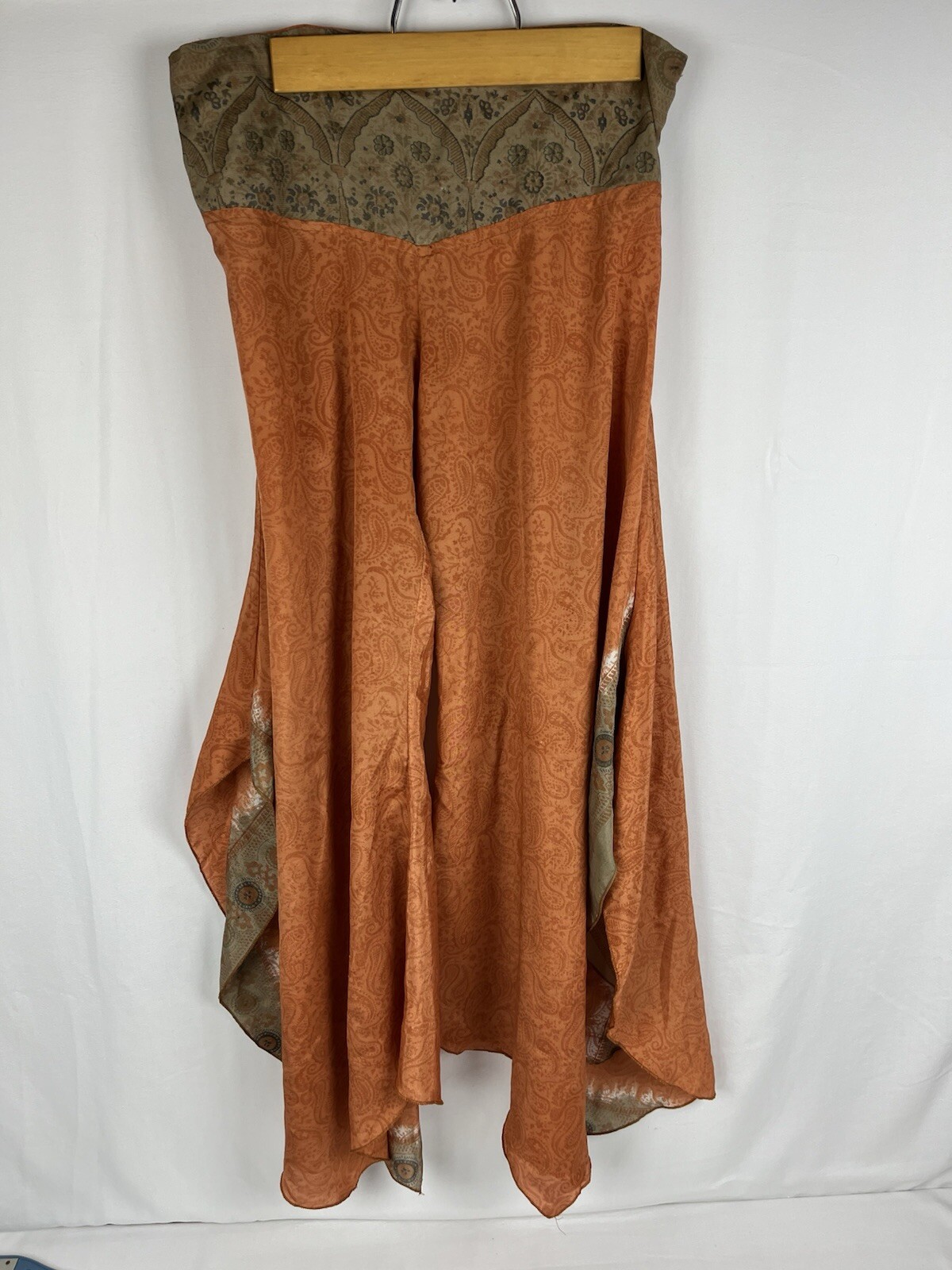 Aller Simplement Boho Wide Leg Pants Paisley S/M … - image 2