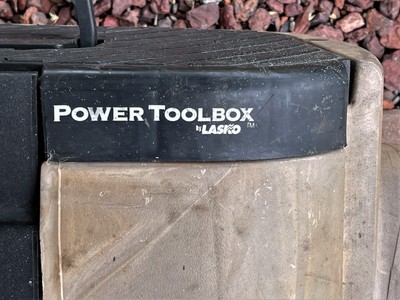 VINTAGE LASKO POWER TOOL BOX/SEAT/STEP | eBay