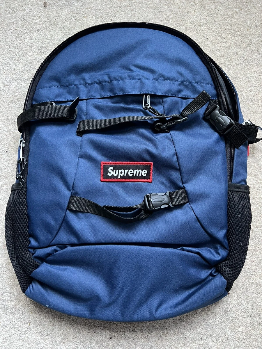 Royal blue supreme backpack hotsell