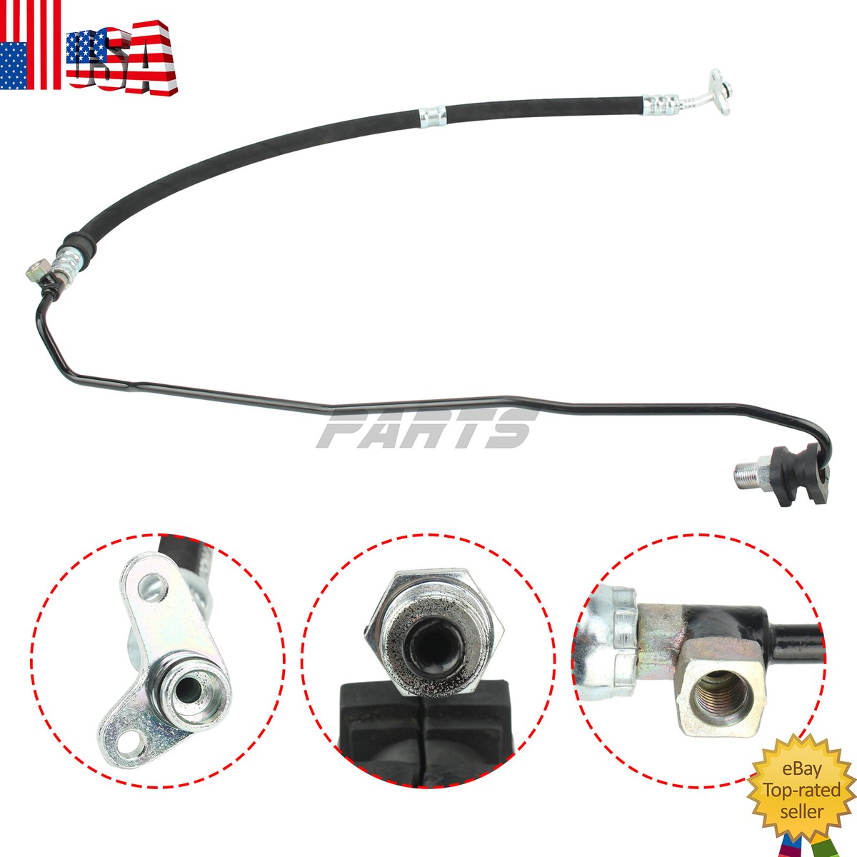 Power Steering Pressure Line / Hose 53713-SWA-A03 For 07-11 Honda