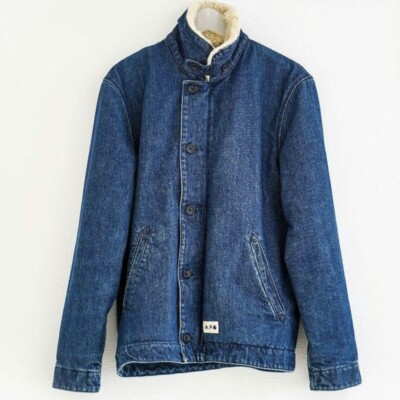 A.P.C. Carhartt collaboration Bristol Denim Boa Jacket size S