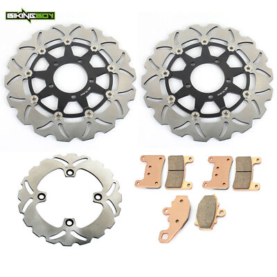 #ad For Kawasaki High Performance Front Rear Brake Rotors Pads Ninja ZX10R 2008 2010 $185.16