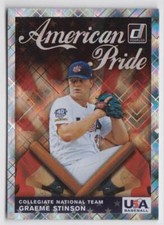 2019 Panini Donruss American Pride Diamond Rookie #AP16 Graeme Stinson USA