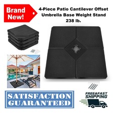 Coral Coast 75 Lb European Patio Umbrella Stand Black 075ed B For Sale Online Ebay