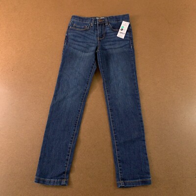 OshKosh Girls Size 7 Dark Wash Stretch Denim Super Skinny Jeans NWT