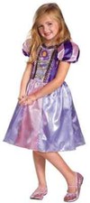 Rapunzel Sparkle Classic Disney Tangled Fancy Dress Up Halloween Child Costume