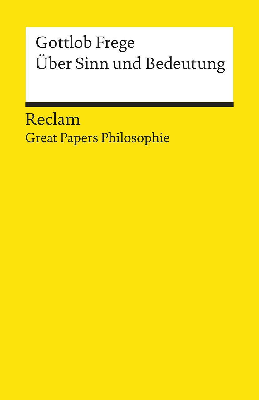 Thumbnail - Über Sinn Und Bedeutung | Gottlob Frege | Great Papers Philosophie |