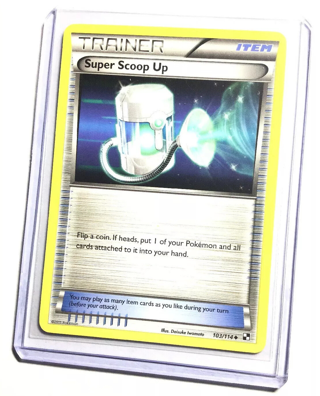 SUPER SCOOP UP - 103/114 - Black & White - Uncommon - Pokemon Card - NM