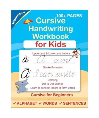 Cursive Handwriting Workbook For Kids: Cursive for beginners workbook. Cursive l