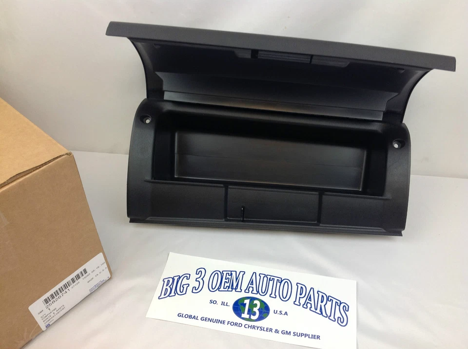 Chevrolet Silverado GMC Sierra Dash Compartment w/ Sliver Latch & Door new OEM - Image 3 of 4