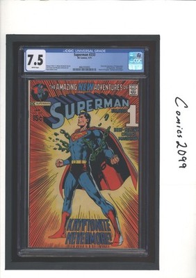 Superman #233 CGC 7.5 1st Neal Adams Superman (DC Comics January 1971)