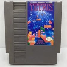 Tetris Nintendo Entertainment System NES 1989 - Tested & Working