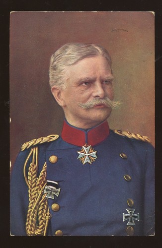 Original WWI German Post Card Generaloberst von Mackensen Pour le Merite 1915