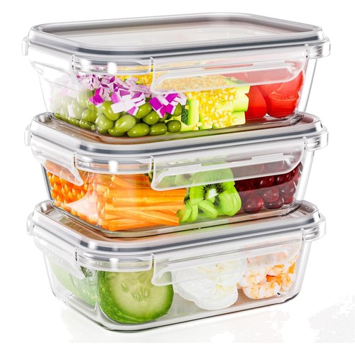 Kunststoff, Glas, Lebensmittelbehälter, Vorratsdose, Meal Prep,