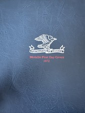 Postmasters Of America Medallic First Day Covers 1971-1974 Album with 54 Covers