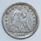 1856-P Seated Liberty Half Dime — photo from another recent sale