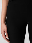 Eileen Fisher Washable Stretch Crepe Pant in Black Slim Fit Ankle Length Medium — photo 4