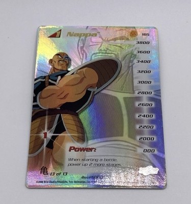 DBZ Dragonball Z Score Saiyan Saga Nappa Level 1 High Tech #185