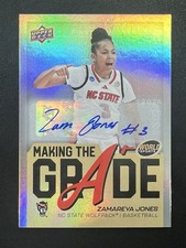 2026 Upper Deck World of Sports Making the Grade Zamareya Jones Auto Refractor