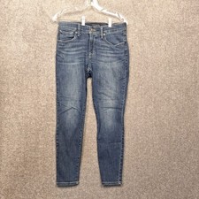 Lucky Brand Jeans Women  s Sz 4/27 29x27 Ava Mid Rise Skinny Blue Denim Ankle
