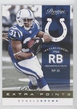 2012 Playoff Prestige Extra Points Gold Donald Brown #84 1a9