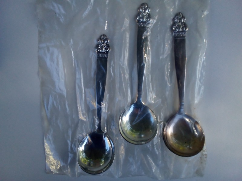 t.h. marthinsen norway - 3 epsn soup spoons 