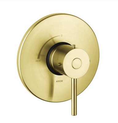 Axor Starck Pressure Balance Valve Trim - Brushed Gold Optic 10407251 Hansgrohe