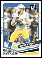 2023 Panini Donruss Justin Herbert #158 Los Angeles Chargers Card