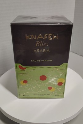 Arabia Knafeh Bliss Dubai Perfume 3.4 oz 100ml EDP New Sealed Sweet Gourmand
