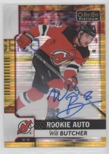 2017 O-Pee-Chee Platinum Rainbow Seismic Gold 4/25 Will Butcher #R-WB Auto 0pi6