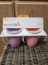 Munchkin Miracle 360 Trainer Cup Pink/purple 7 Oz 2 Count for 6 Months