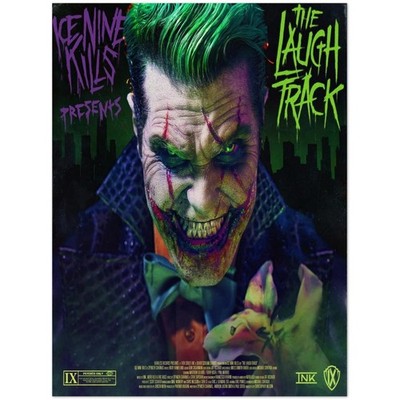 Joker The Laugh Track Ice Nine Kills Horror Music Art Poster